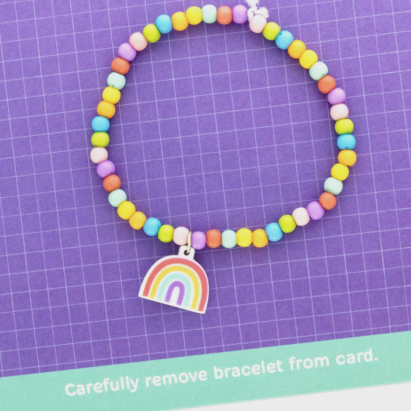 You're Every Color of Amazing Birthday Card With Rainbow Bracelet