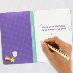 You're Every Color of Amazing Birthday Card With Rainbow Bracelet