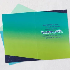 You're Master Level Awesome Birthday Card