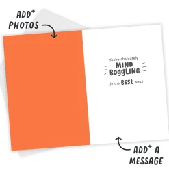 You're Mind Boggling Peeking Cat Custom Card
