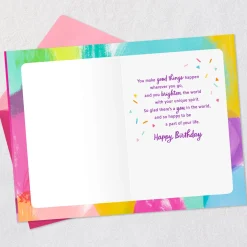 You're One of a Kind 13th Birthday Card for Granddaughter