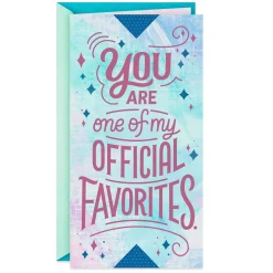 You're One of My Official Favorites Friendship Card