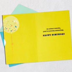You're So Dang Amazing Birthday Card With Spinner Wheel