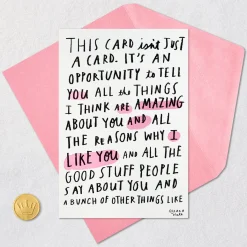 You're So Great I Ran Out of Room Funny Birthday Card
