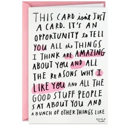 You're So Great I Ran Out of Room Funny Birthday Card