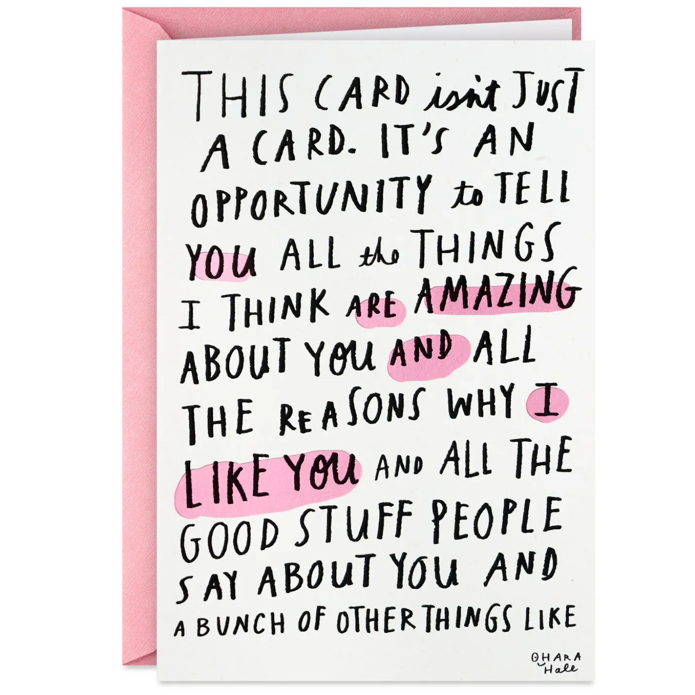 You're So Great I Ran Out of Room Funny Birthday Card