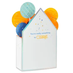 You're Something to Celebrate 3D Pop-Up Birthday Card