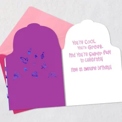 You're Super Fun to Celebrate 7th Birthday Card for Girls