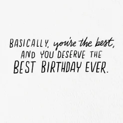 You're the Best Birthday Card
