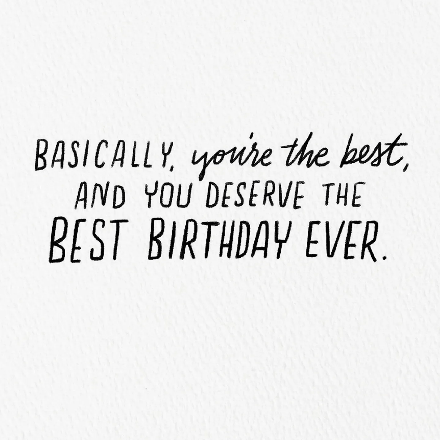 You're the Best Birthday Card