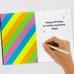 You're Totally Awesome 8th Birthday Card