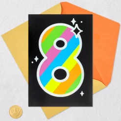 You're Totally Awesome 8th Birthday Card