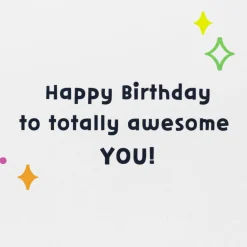 You're Totally Awesome 8th Birthday Card