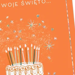 You're Wonderful Polish-Language Birthday Card