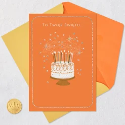 You're Wonderful Polish-Language Birthday Card