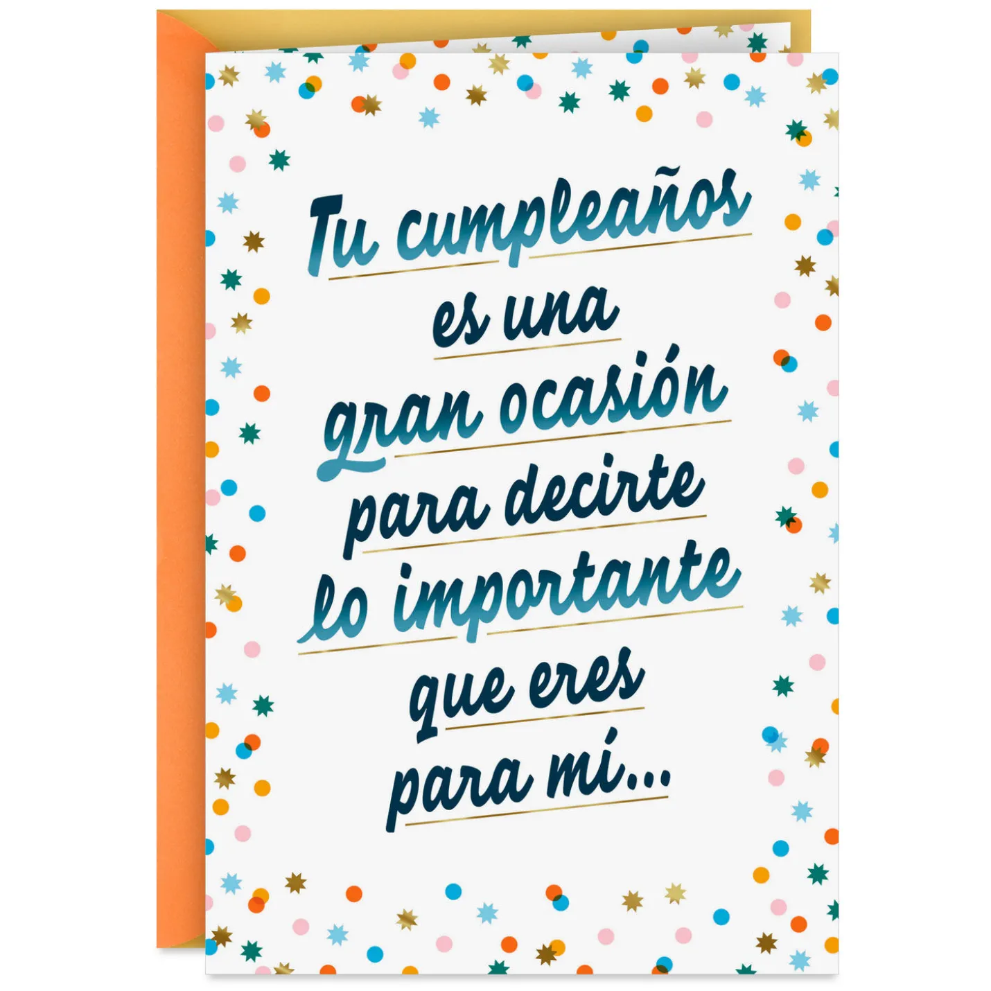 You're Worth Celebrating Spanish-Language Birthday Card