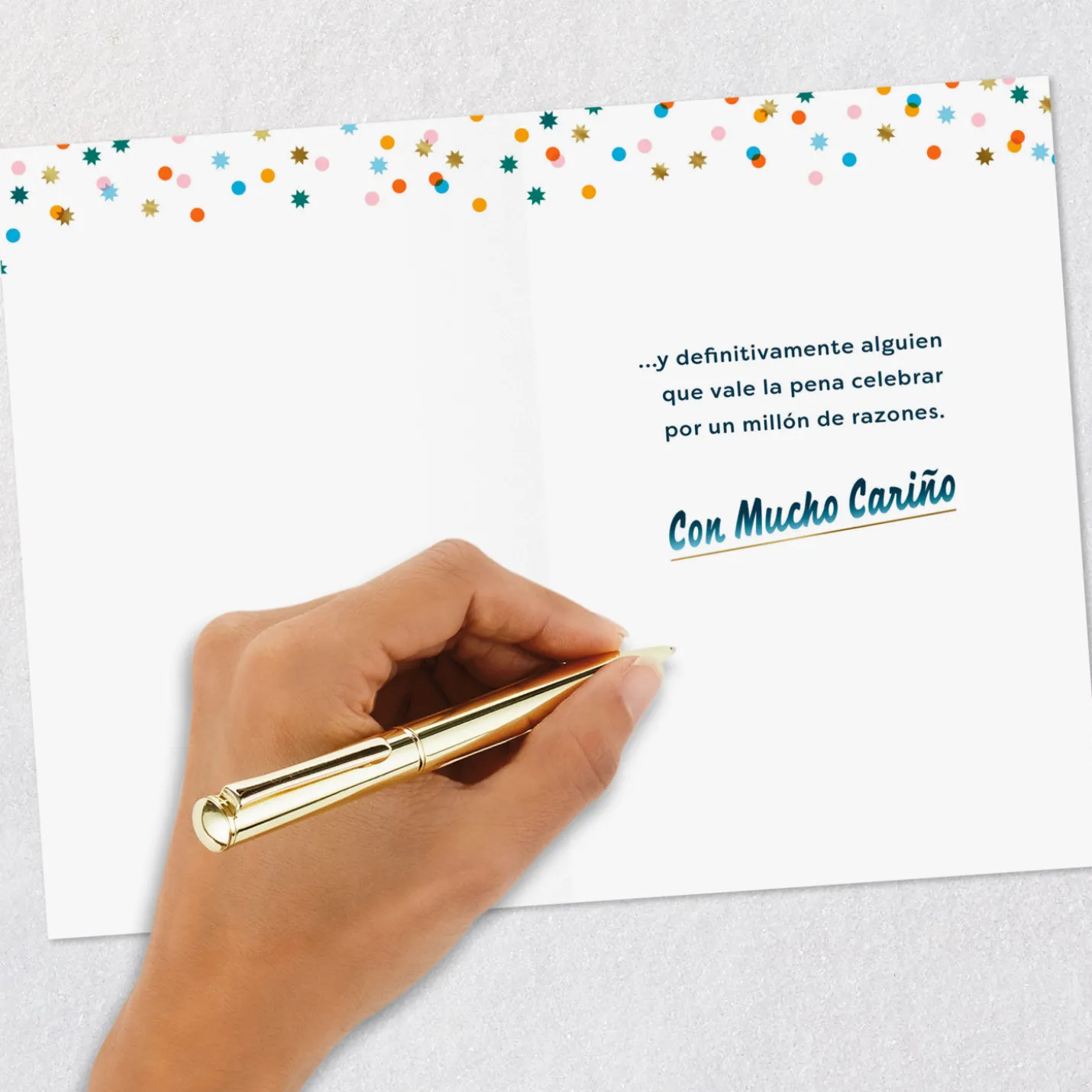 You're Worth Celebrating Spanish-Language Birthday Card