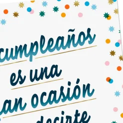 You're Worth Celebrating Spanish-Language Birthday Card