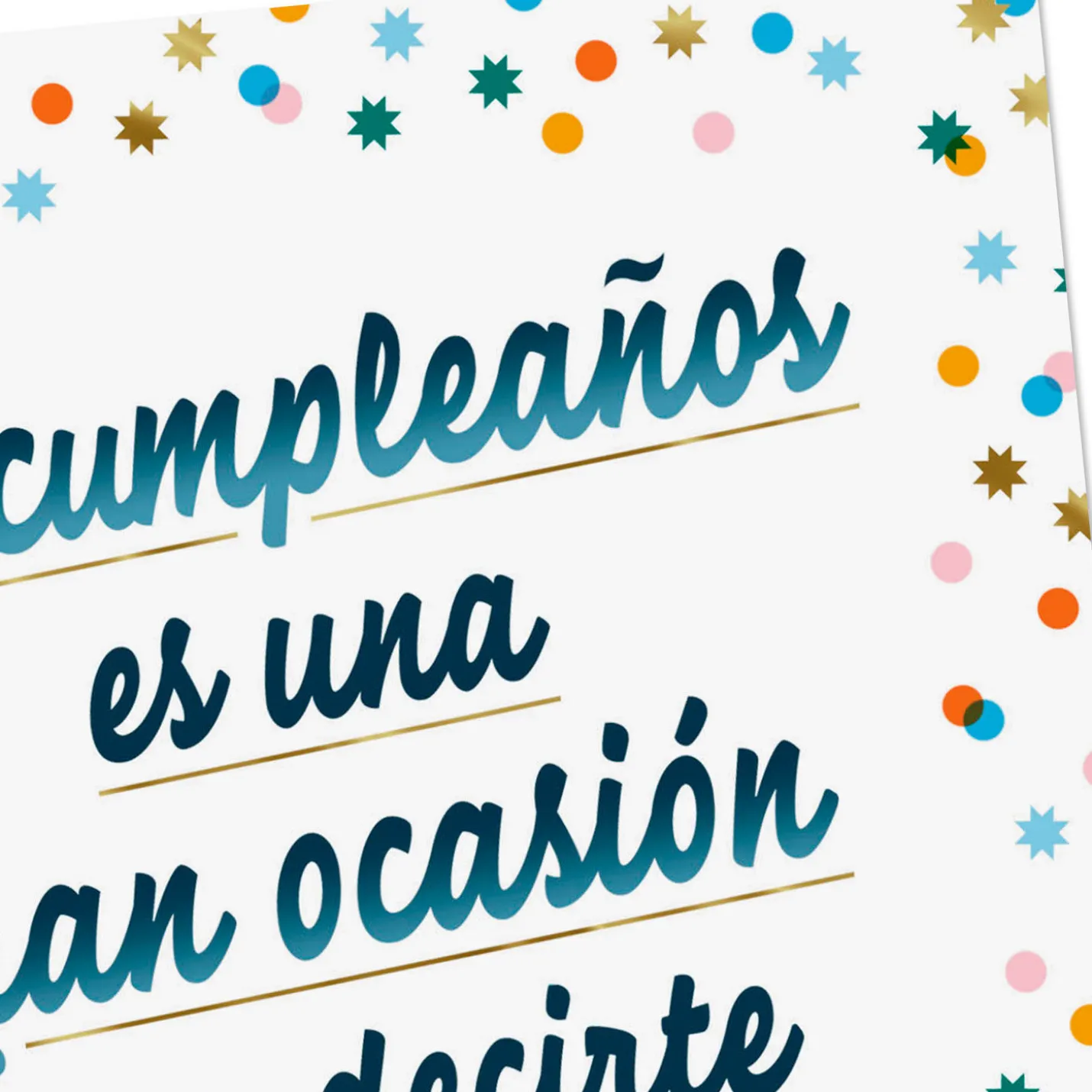 You're Worth Celebrating Spanish-Language Birthday Card