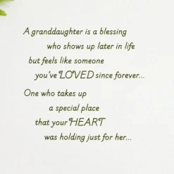 You're a Blessing Birthday Card for Granddaughter