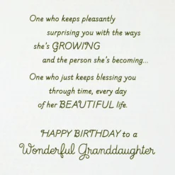 You're a Blessing Birthday Card for Granddaughter