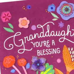 You're a Blessing Religious Birthday Card for Granddaughter