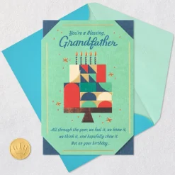 You're a Blessing Religious Birthday Card for Grandfather