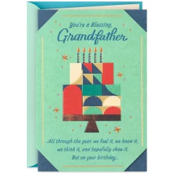You're a Blessing Religious Birthday Card for Grandfather