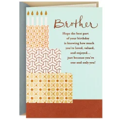 You're a Blessing Religious Birthday Card for Brother