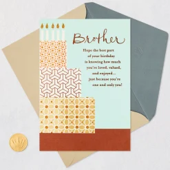 You're a Blessing Religious Birthday Card for Brother