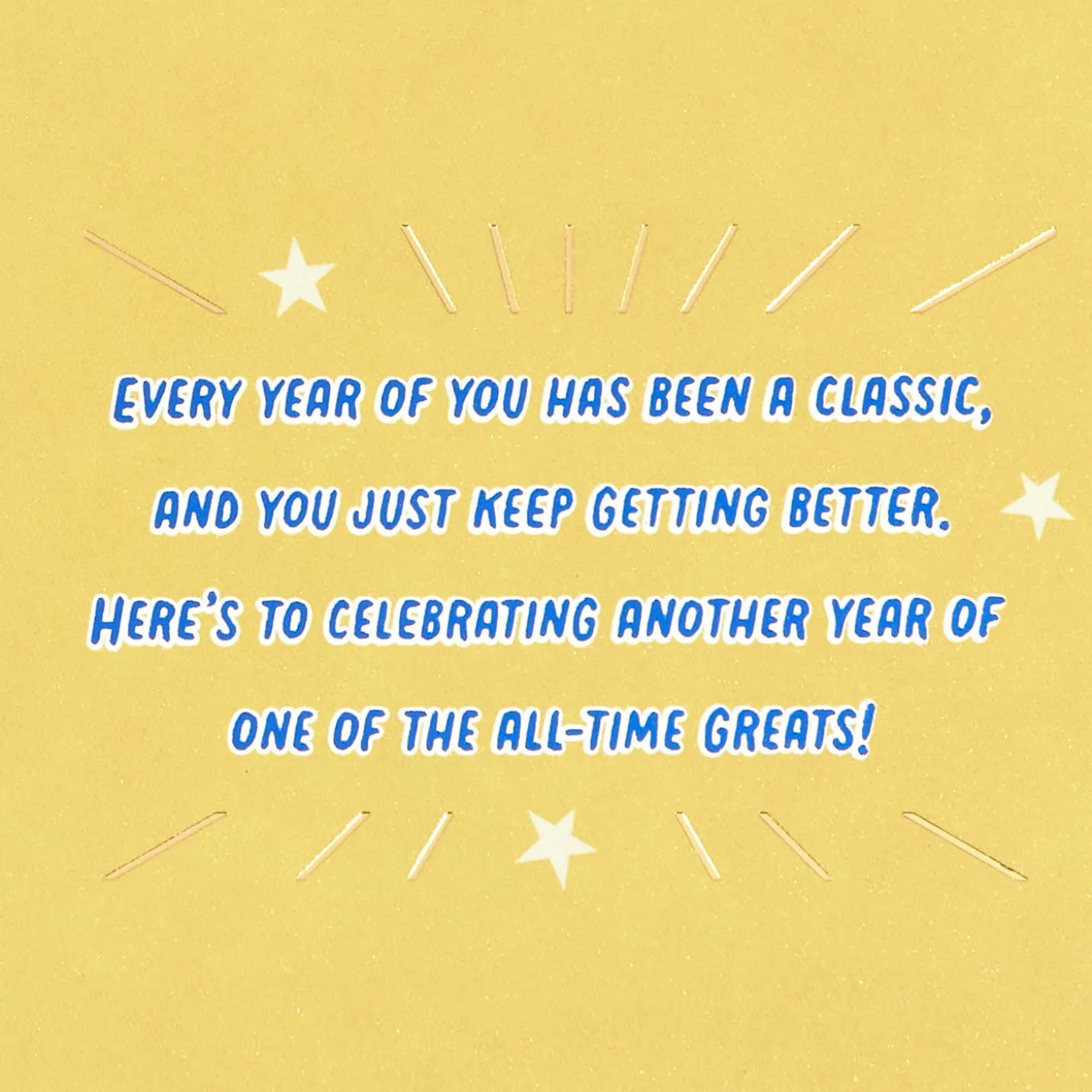You're a Classic 70th Birthday Card