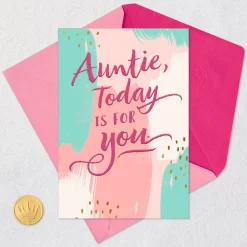 You're Admired and Loved Birthday Card for Aunt
