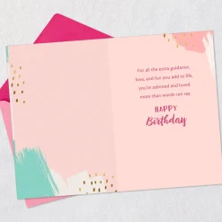 You're Admired and Loved Birthday Card for Aunt