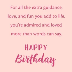 You're Admired and Loved Birthday Card for Aunt