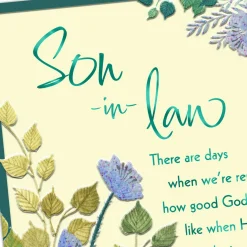 You're a Gift Religious Birthday Card for Son-in-Law