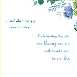 You're a Gift Religious Birthday Card for Son-in-Law