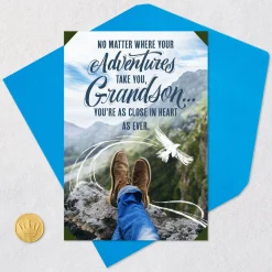 You're a Gift to This Family Birthday Card for Grandson
