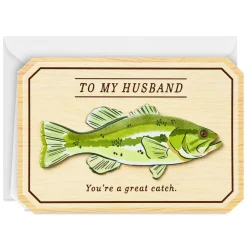 You're a Great Catch Birthday Card for Husband