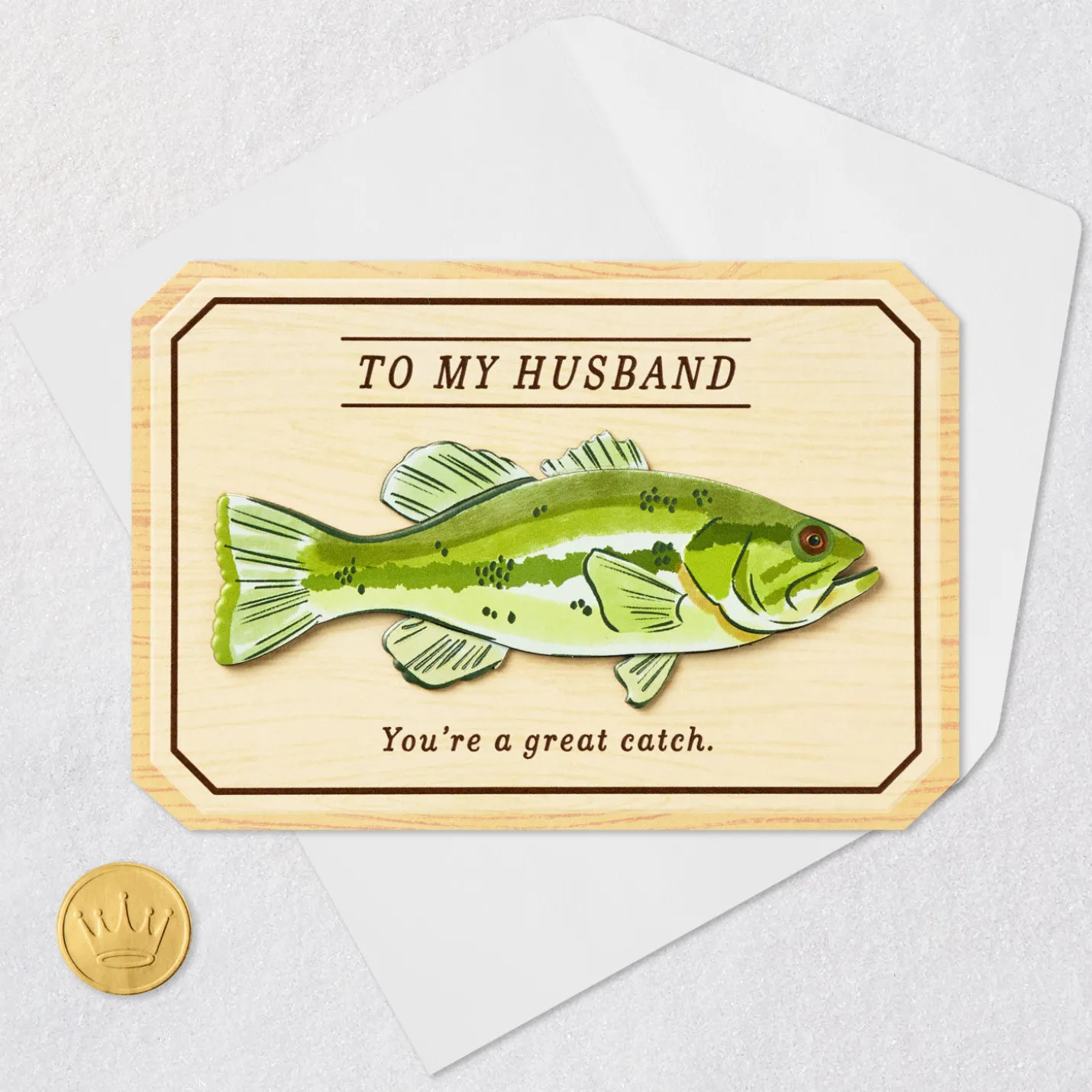 You're a Great Catch Birthday Card for Husband
