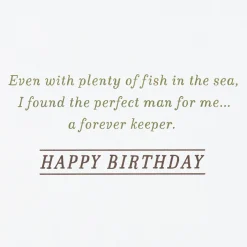You're a Great Catch Birthday Card for Husband