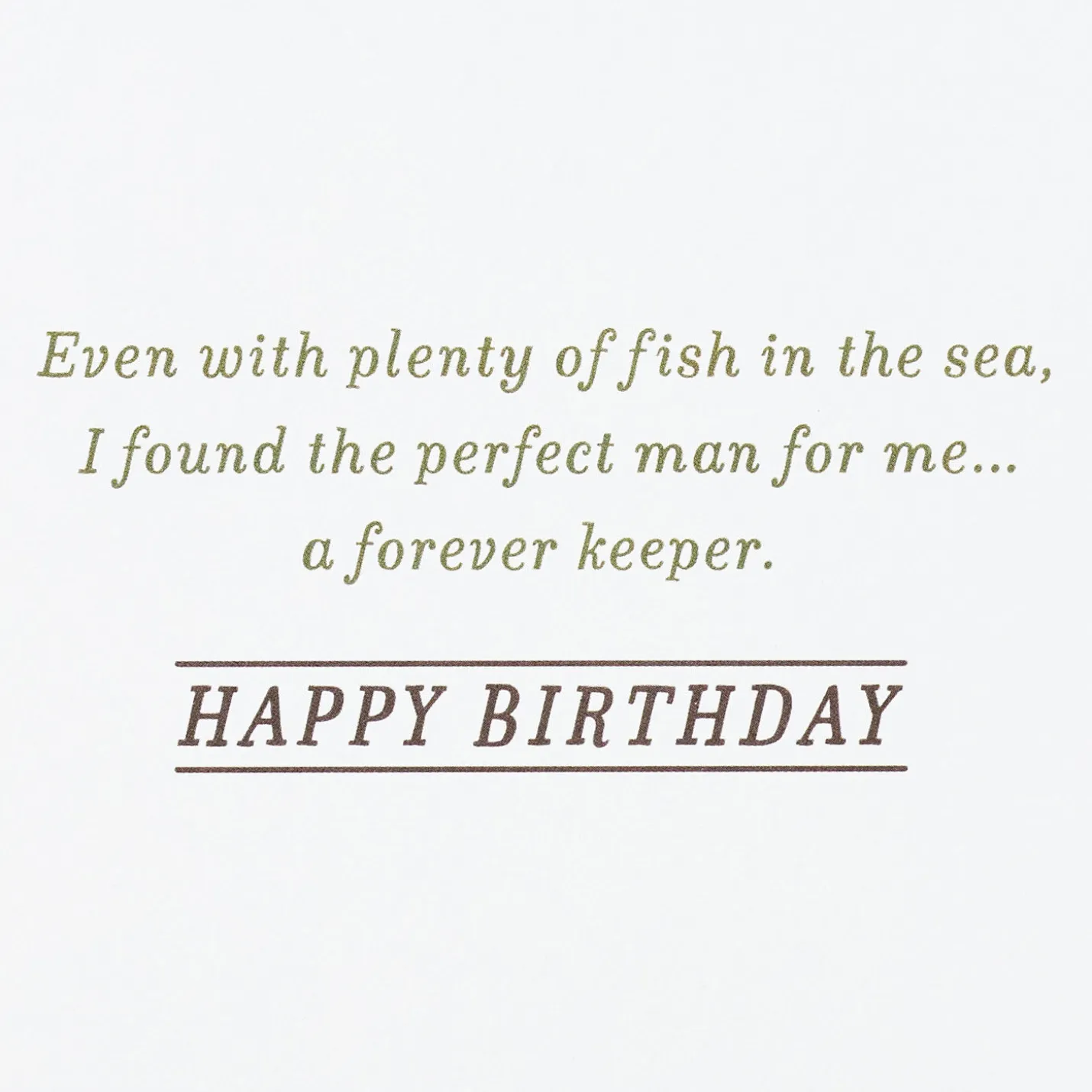 You're a Great Catch Birthday Card for Husband