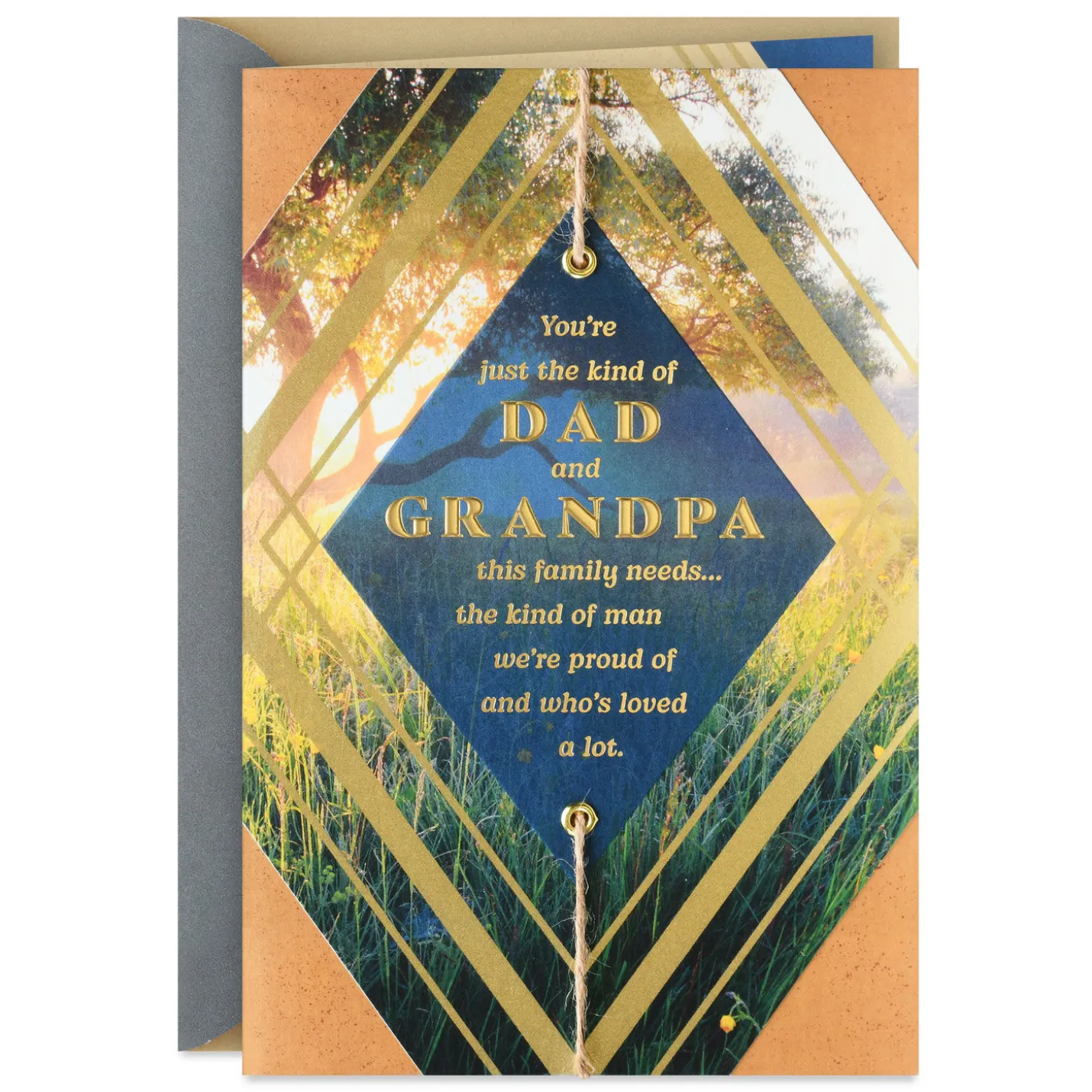 You're a Great Man, Dad and Grandpa Birthday Card From Us