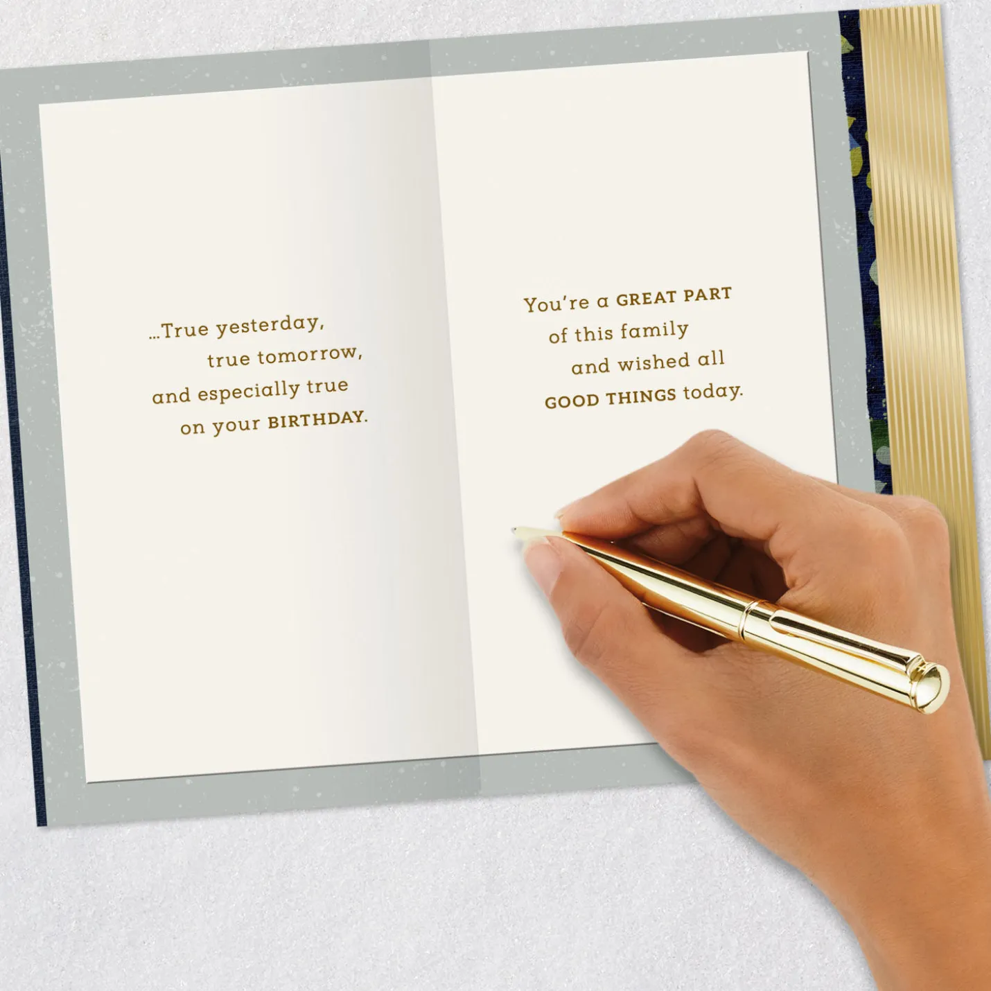 You're a Great Part of This Family Birthday Card for Him