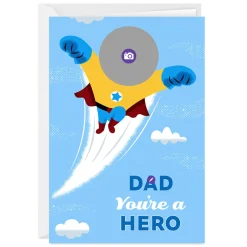 You're a Hero Custom Father's Day Card