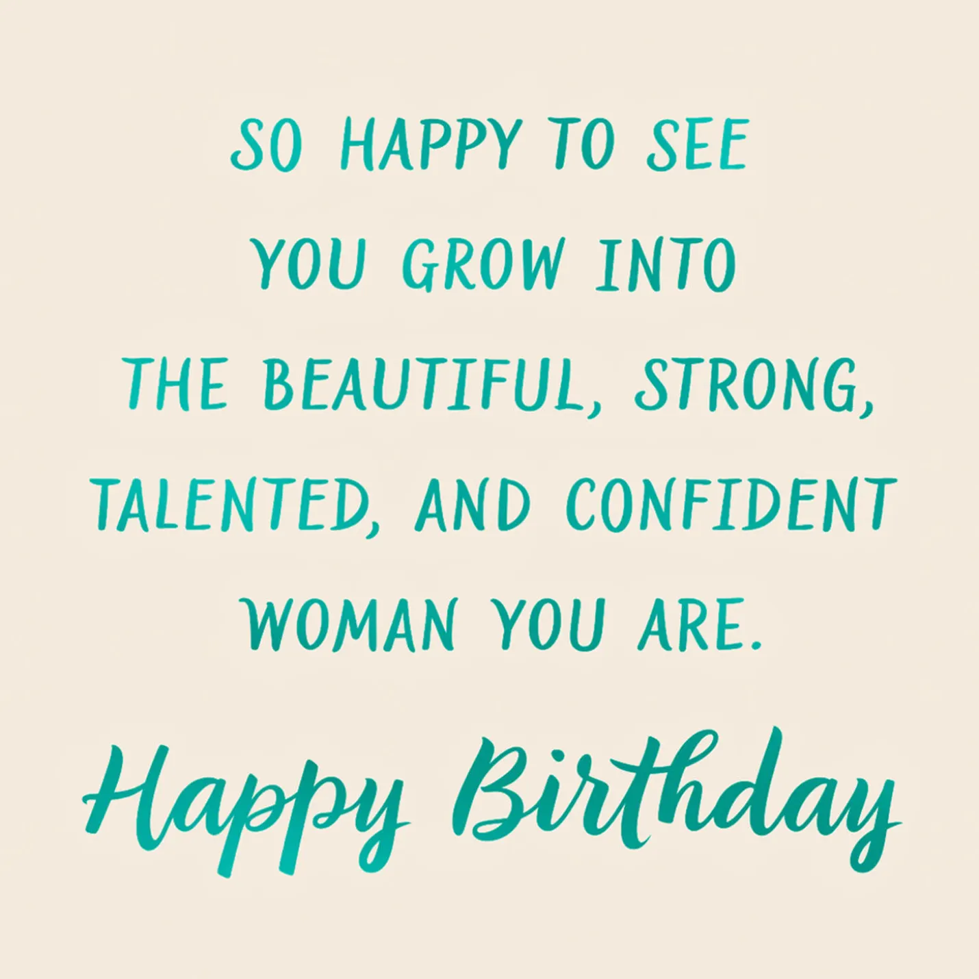 You're All Grown Up Birthday Card for Her