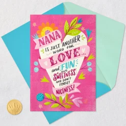 You're All the Good Stuff a Kid Needs Pop-Up Birthday Card for Nana