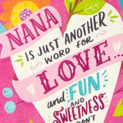 You're All the Good Stuff a Kid Needs Pop-Up Birthday Card for Nana