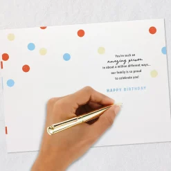 You're Amazing In a Million Ways Birthday Card for Grandson