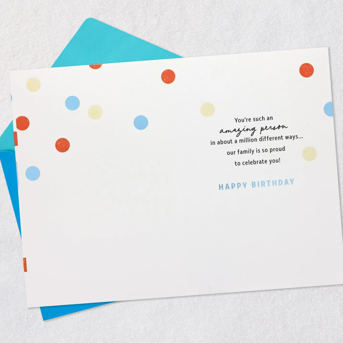 You're Amazing In a Million Ways Birthday Card for Grandson