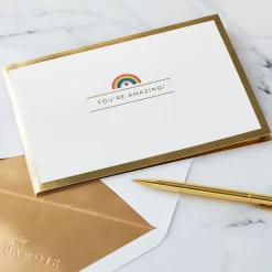 You're Amazing Rainbow and Hearts 3D Pop-Up Love Card